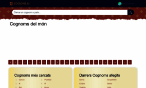 Cognoms.es thumbnail