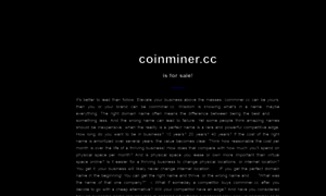 Coinminer.cc thumbnail