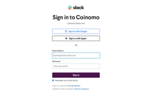 Coinomo.slack.com thumbnail