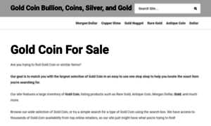 Coinsbulionsilvergold.com thumbnail