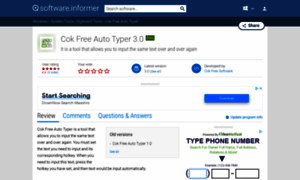 Cok-free-auto-typer.software.informer.com thumbnail