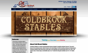 Coldbrookstables.com thumbnail