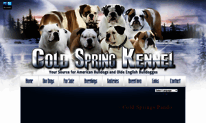 Coldspringkennel.com thumbnail