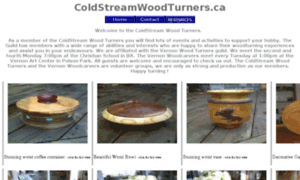 Coldstreamwoodturners.ca thumbnail