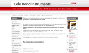 Colebandinstruments.com thumbnail