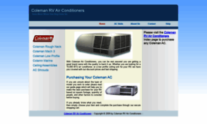 Coleman-rv-air-conditioners.com thumbnail