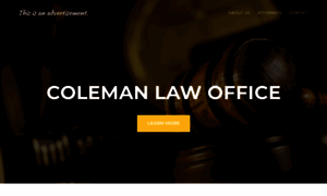 Colemanlawofficeky.com thumbnail
