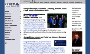 Colemanlegalgroup.com thumbnail