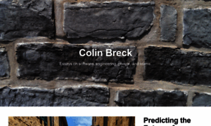 Colinbreck.com thumbnail