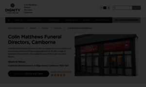 Colinmatthewsfunerals.com thumbnail