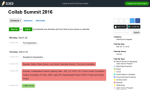 Collabsummit2016.sched.org thumbnail