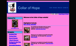 Collarofhope.org thumbnail