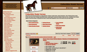 Collectiblemodelhorses.com thumbnail