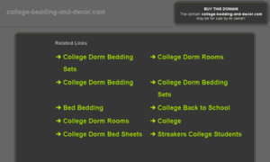 College-bedding-and-decor.com thumbnail