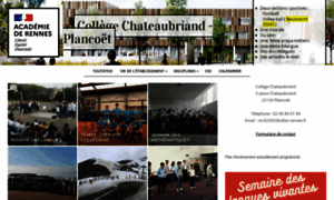 College-chateaubriand-plancoet.fr thumbnail