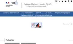 College-mathurin-martin-baud.ac-rennes.fr thumbnail