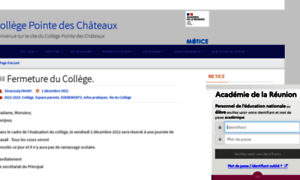 College-pointe-chateaux.ac-reunion.fr thumbnail