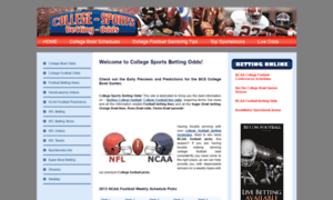 College-sports-betting-odds.com thumbnail