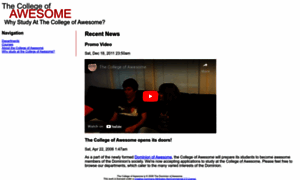 College.dominionofawesome.com thumbnail