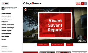 Collegeahuntsic.qc.ca thumbnail