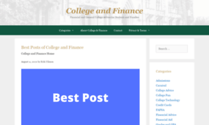 Collegeandfinance.com thumbnail