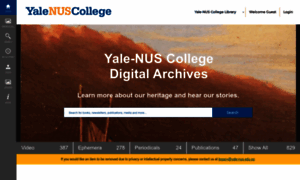 Collegedigitalarchives.yale-nus.edu.sg thumbnail