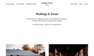 Collegefarmweddings.co.uk thumbnail