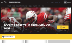 Collegefootball.scout.com thumbnail