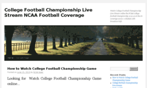 Collegefootballchampionship-live.com thumbnail