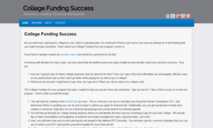 Collegefundingsuccess.com thumbnail