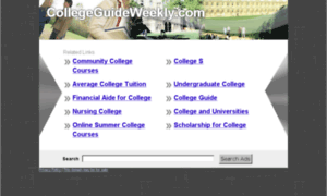 Collegeguideweekly.com thumbnail