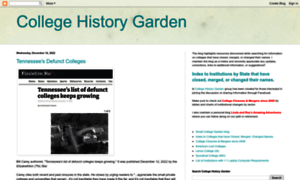 Collegehistorygarden.blogspot.com thumbnail
