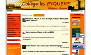 Collegeleseyquems.fr thumbnail