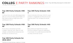 Collegepartyrankings.com thumbnail