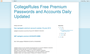 Collegerules-free-premium-accounts.blogspot.com.es thumbnail