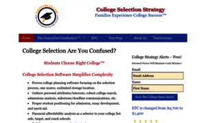 Collegeselectionstrategy.com thumbnail