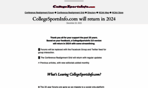 Collegesportsinfo.com thumbnail