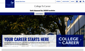 Collegetocareer.gsu.edu thumbnail