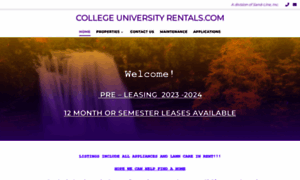 Collegeuniversityrentals.com thumbnail