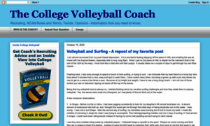 Collegevolleyballcoach.com thumbnail