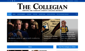 Collegian.tccd.edu thumbnail