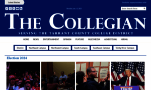 Collegian.tccd.edu thumbnail