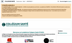 Collegium-sante-univ-normandie.fr thumbnail