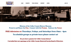 Collincountyhistorymuseum.org thumbnail