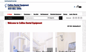 Collinsdentalequipment.com thumbnail