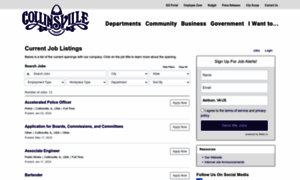 Collinsvilleil.applicantpro.com thumbnail