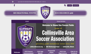 Collinsvillesoccer.org thumbnail