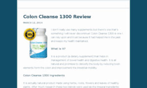 Coloncleanse1300site.com thumbnail