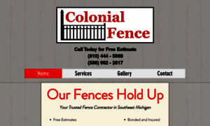 Colonial-fence.com thumbnail