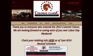 Colonialclassichorseshow.com thumbnail